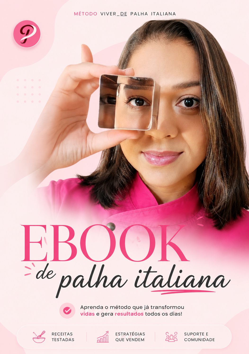 Arte original do E-book de Palha Italiana com fotografia de Suzi.